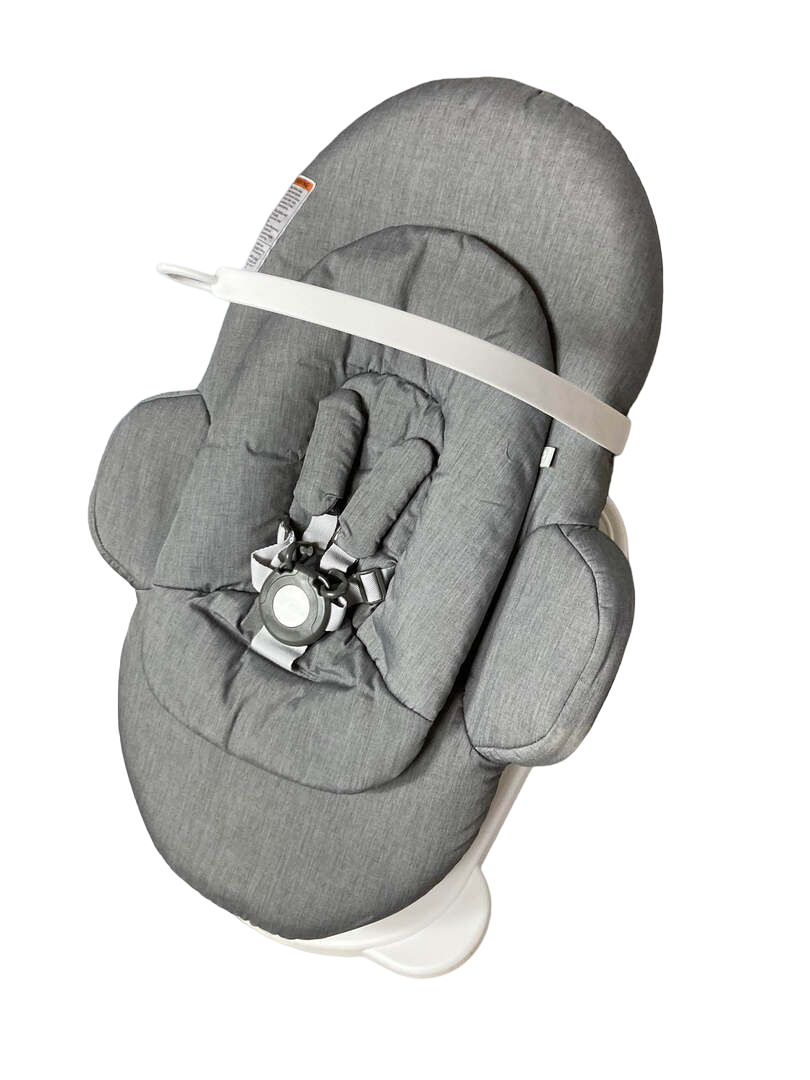 stokke steps bouncer newborn Stokke Steps Bouncer, Deep Grey White Chassis