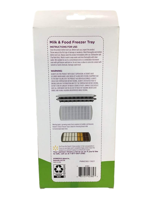 Shop Parent’s Choice Milk And Food Freezer Tray at GoodBuy Gear