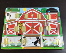 used Melissa & Doug Wooden Magnet Hide And Seek Farm