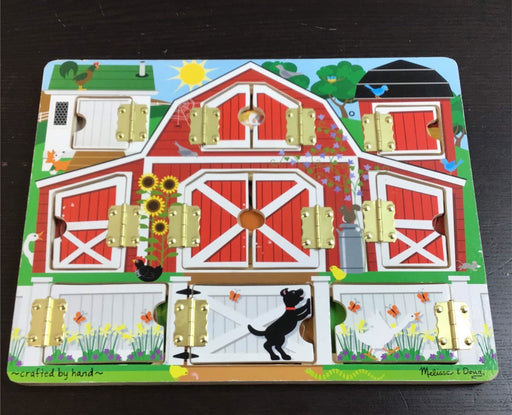 used Melissa & Doug Wooden Magnet Hide And Seek Farm