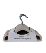 used Sprucely Velvet Hangers 20pack, Oat