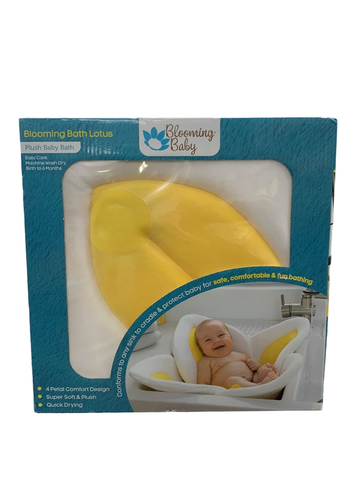 used Blooming Bath Baby Bath Lotus, Yellow