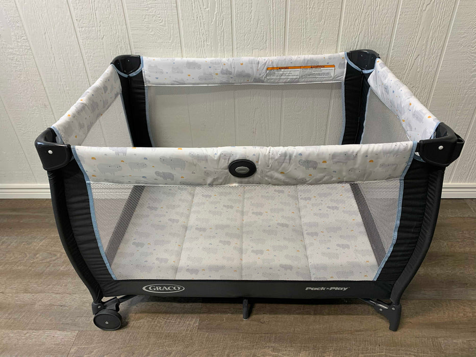 secondhand Graco Anywhere Dreamer Playard With Bassinet, Hattie