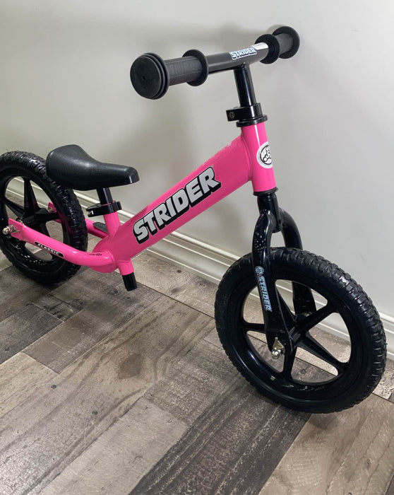 Shop Strider Balance Bike 12” Classic, Pink at GoodBuy Gear