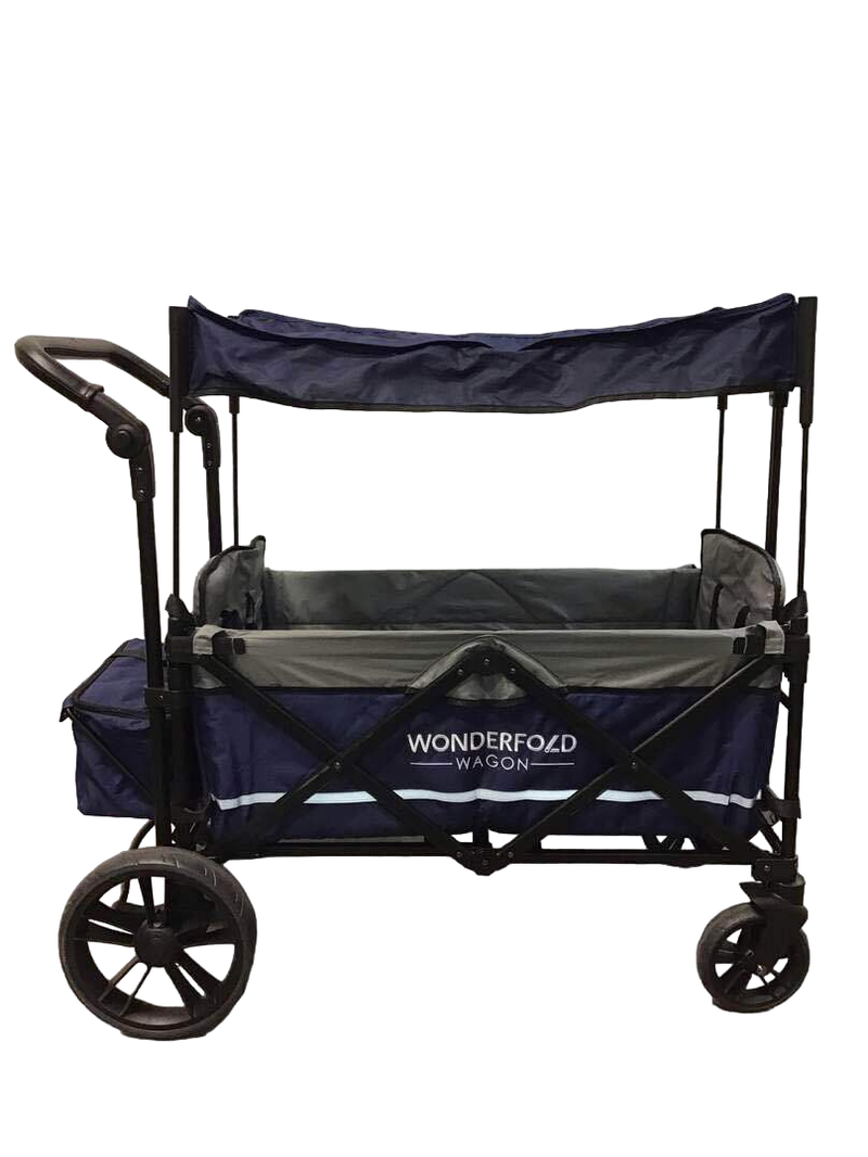 wonderfold x2 pull/push double stroller wagon Wonderfold X2 Push + Pull Double Stroller Wagon, 2022, Navy