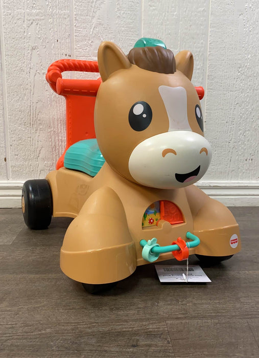 secondhand Fisher Price Walk Bounce & Ride Pony