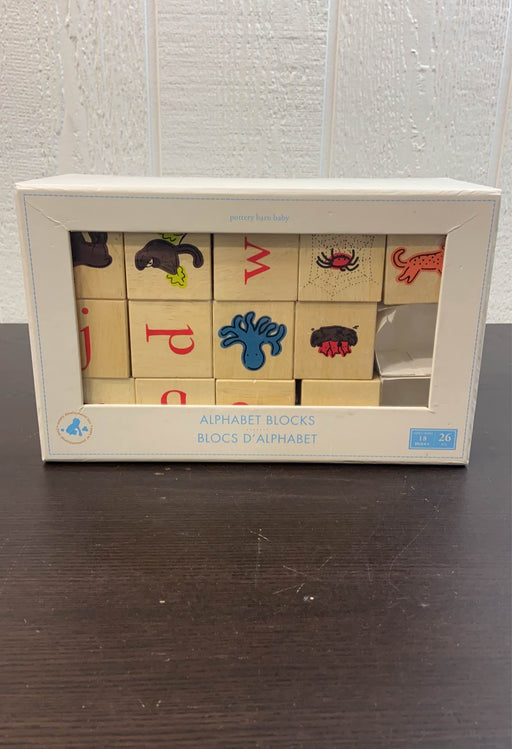 used Pottery Barn Kids Alphabet Blocks