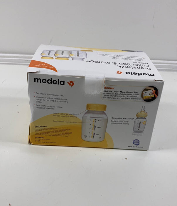 Shop Medela Breast Milk Collection and Storage Bottles with Solid Lids - 6pk/5oz at GoodBuy Gear