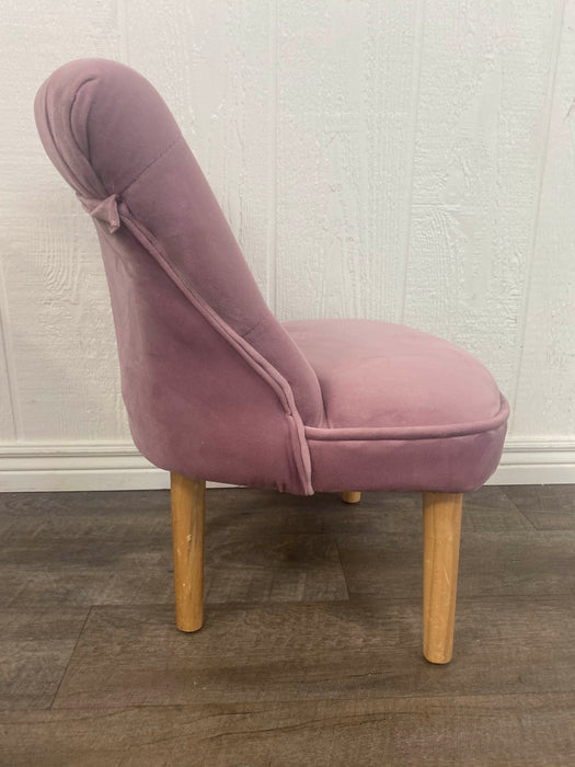 secondhand Kids Velvet Tufted Chair