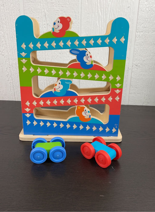 used Melissa & Doug Roll And Ring Ramp Tower