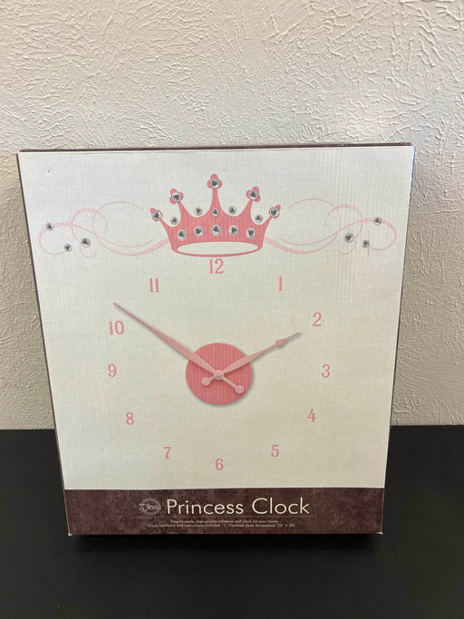 used Once Upon A Wall Vinyl Wall Clock, Princess