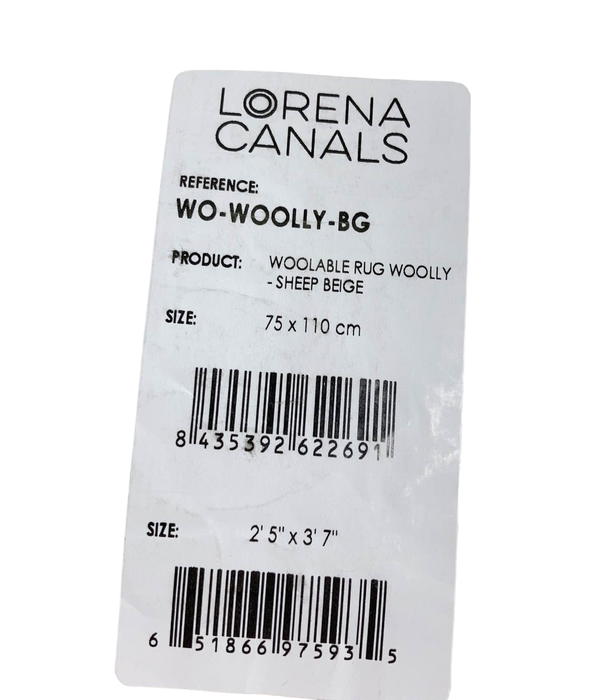Shop Lorena Canals Washable Woolly Rug 2’5” X 3’7”, Sheep Beige at GoodBuy Gear