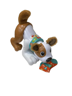 Fisher-Price Baby Learning Toy 123 Crawl With Me Puppy Electronic Dog With  Smart Stages Content & Lights For Ages 6+ Months