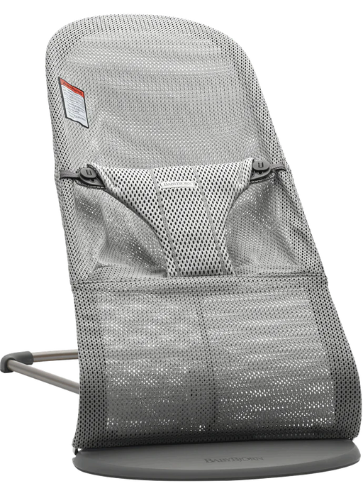 Shop BabyBjorn Bouncer Bliss, Dark Gray Frame, Gray Mesh at GoodBuy Gear
