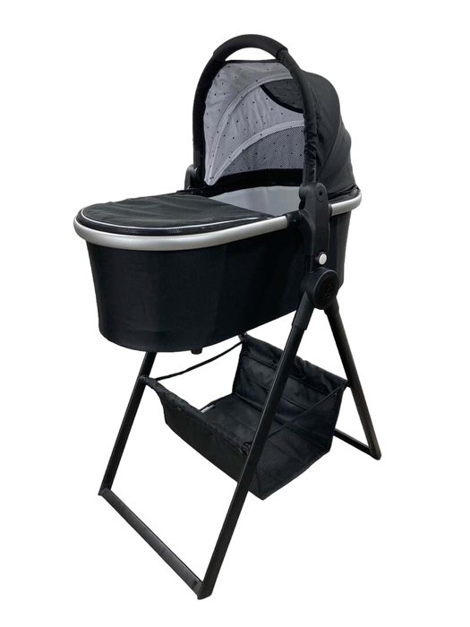 Mockingbird Bassinet with Stand, Black