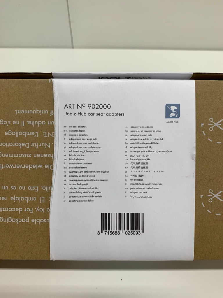 Joolz Hub Car Seat Adapters