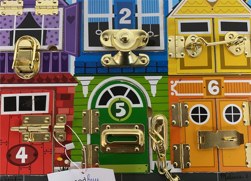 secondhand Melissa & Doug Latches Board