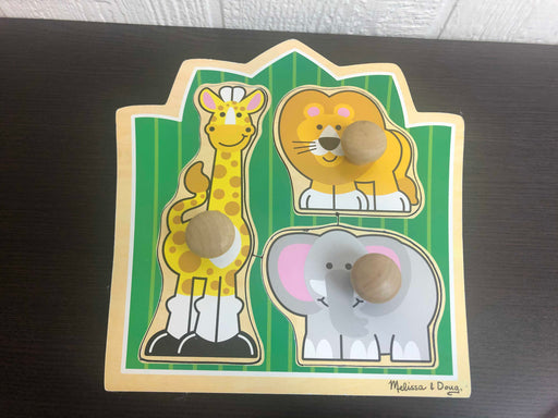 secondhand BUNDLE Melissa & Doug Wooden Puzzles, Set Of 3