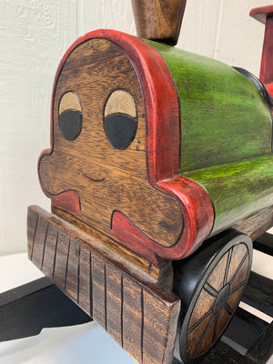 Wooden Rocking Train