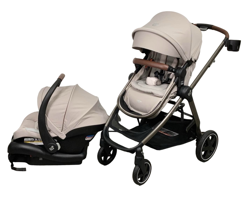 used Maxi-Cosi Zelia2 Luxe Travel System, New Hope Tan, 2023