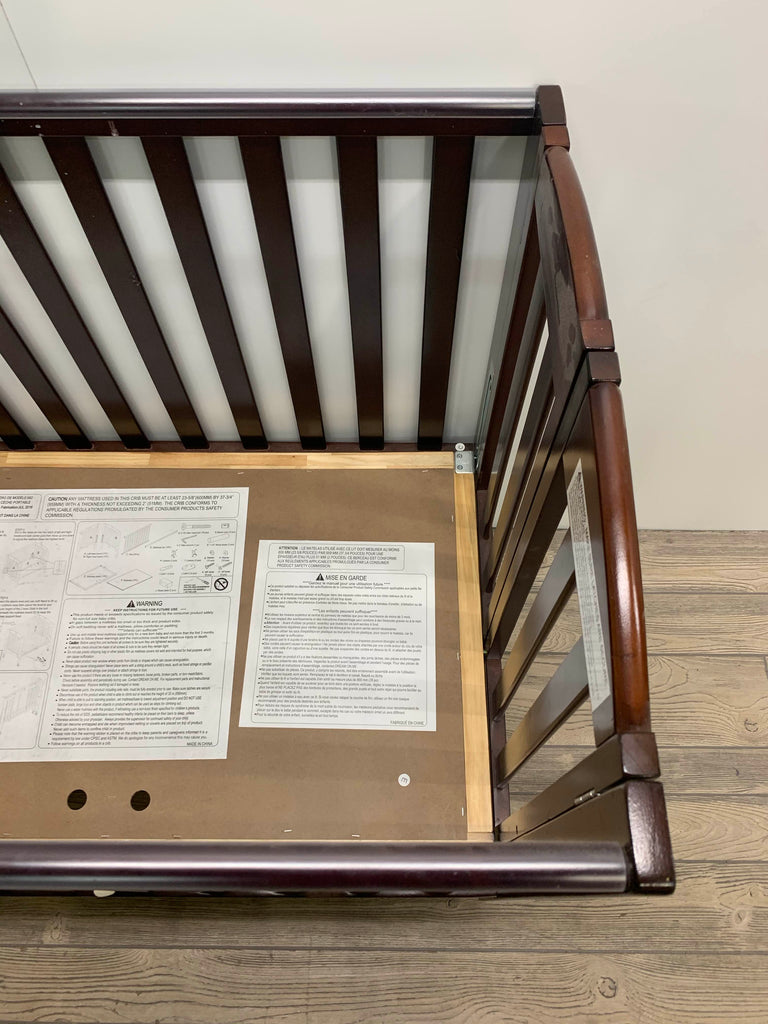 Dream On Me 3in1 Portable Folding Stationary Crib With Mattress