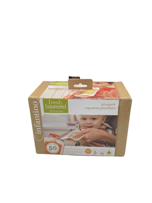 Shop Infantino Squeeze Pouches, 4 fl oz., 50 count at GoodBuy Gear