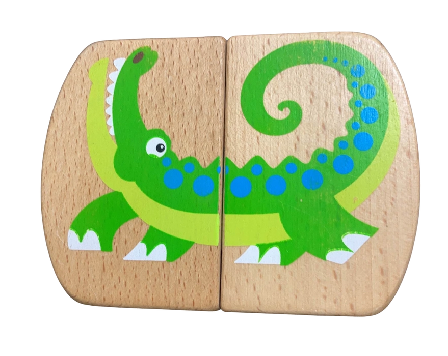 used Melissa & Doug Slide & Seek Puzzle, Safari