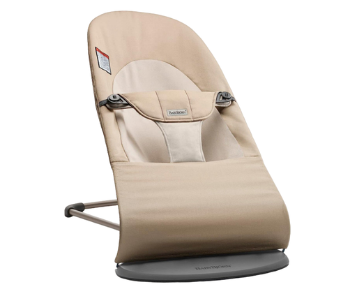 Shop BabyBjorn Bouncer Balance Soft, Dark Gray Frame, Khaki/Beige at GoodBuy Gear