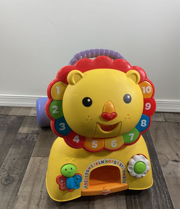 used Fisher Price 3-in-1 Sit, Stride, and Ride Lion Toy