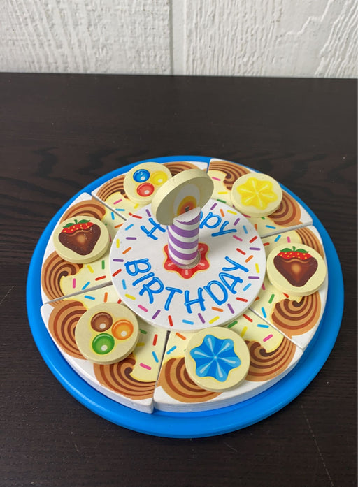 secondhand Melissa & Doug Happy Birthday Party Cake