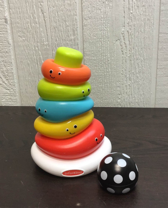used Infantino Funny Faces Ring Stacker