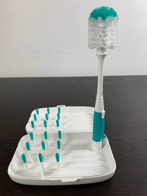 OXO Tot On The Go Drying Rack With Bottle Brush