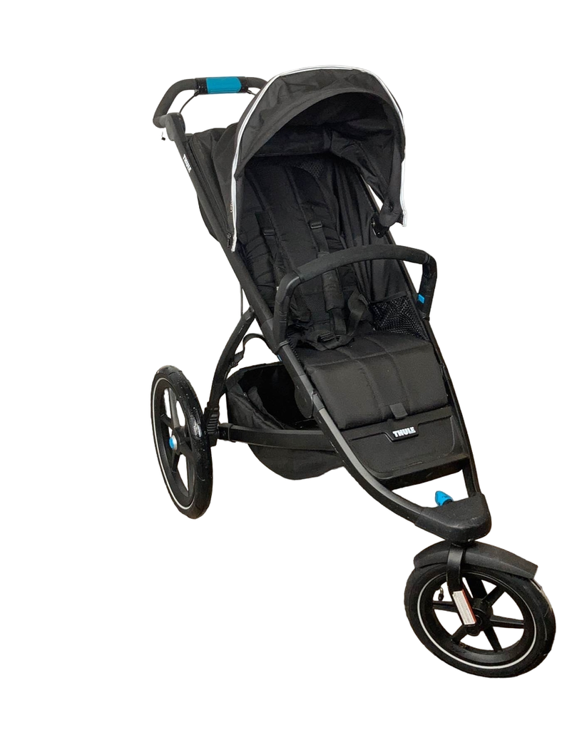 Thule Urban Glide 2 Jogging Stroller Single, Black on Black, 2017