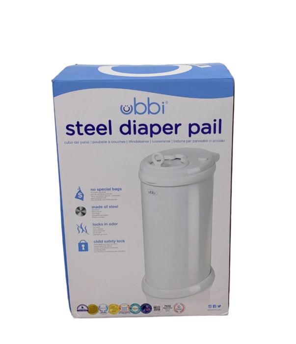 Shop Ubbi Diaper Pail, White at GoodBuy Gear
