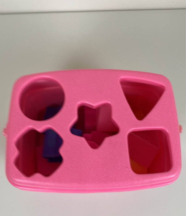 used Fisher Price Brilliant Basics Baby’s First Blocks, Pink