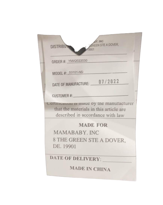 used Mompush Lithe Double Stroller, 2022, Black