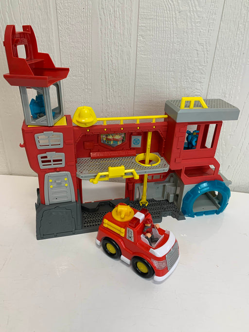 used Playskool Transformers Firehouse Headquarters