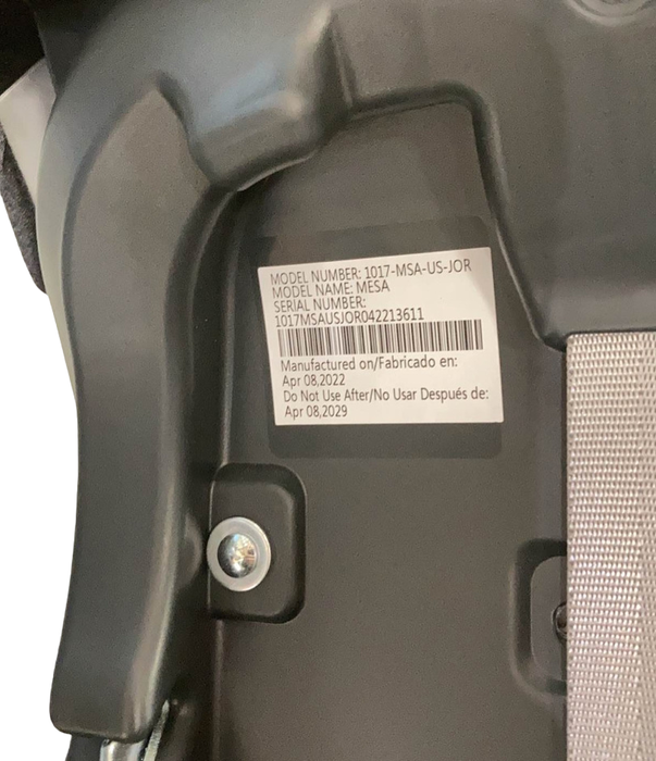 secondhand UPPAbaby MESA Infant Car Seat