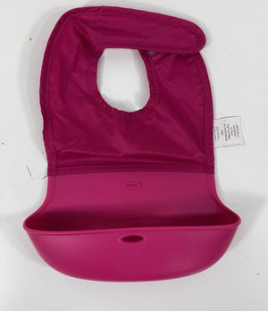 OXO Tot Roll Up Bib (Pink)