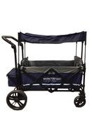 secondhand Wonderfold X2 Push + Pull Double Stroller Wagon, 2021, Navy