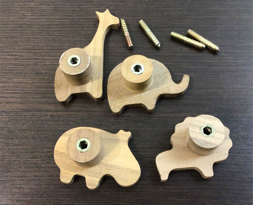 secondhand Craft Boutique Wooden Animal Wall Hooks