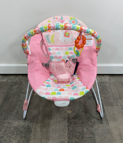 used Bright Starts Vibrating Bouncer, Fancy Fantasy