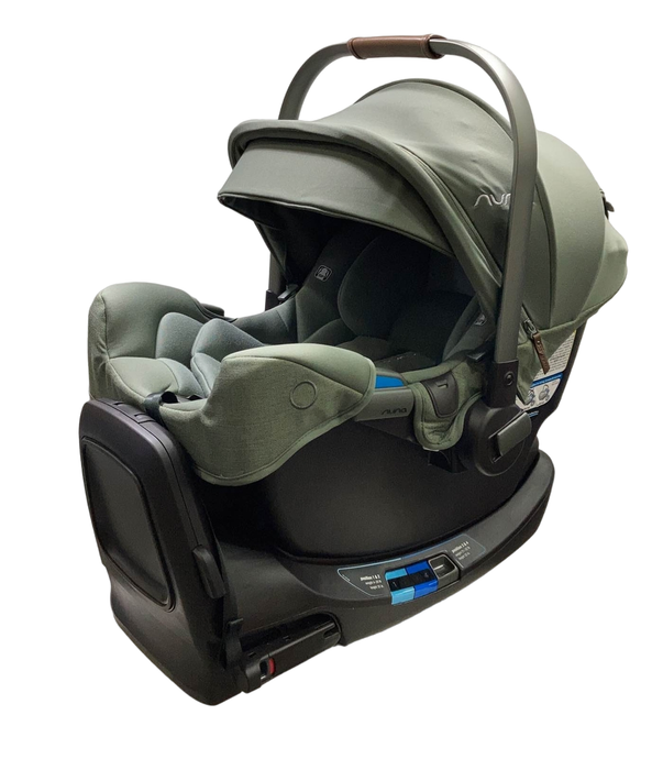 used Nuna PIPA rx Infant Car Seat with RELX Base, 2022, Pine