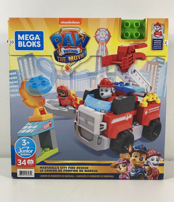 used Mega Bloks PAW Patrol Marshall's City Fire Rescue