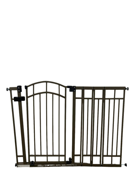 summer infant fence HomeSafe By Summer Infant Wood and Metal Pressure Mounted Gate