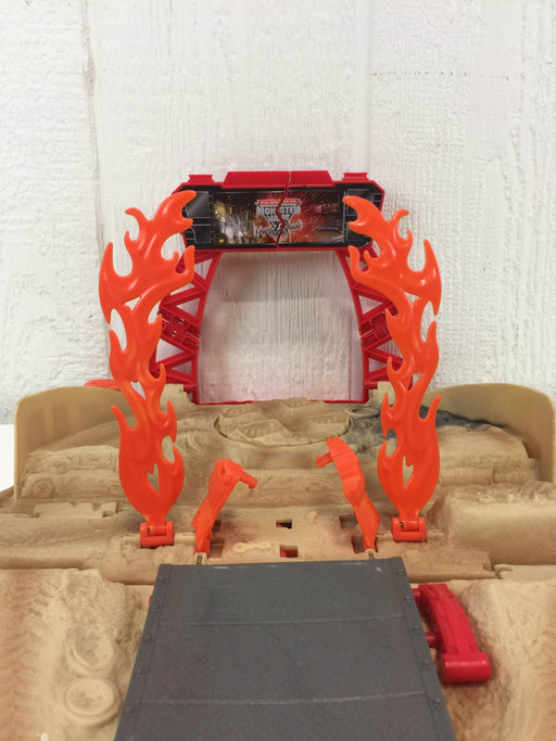 secondhand Hot Wheels Monster Jam World Finals Stunt Stadium