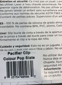 Shop LouLou Lollipop Pacifier Clip, Slate at GoodBuy Gear