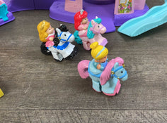 secondhand Fisher Price Little People Disney Princess Klip Klop Stable Play Set