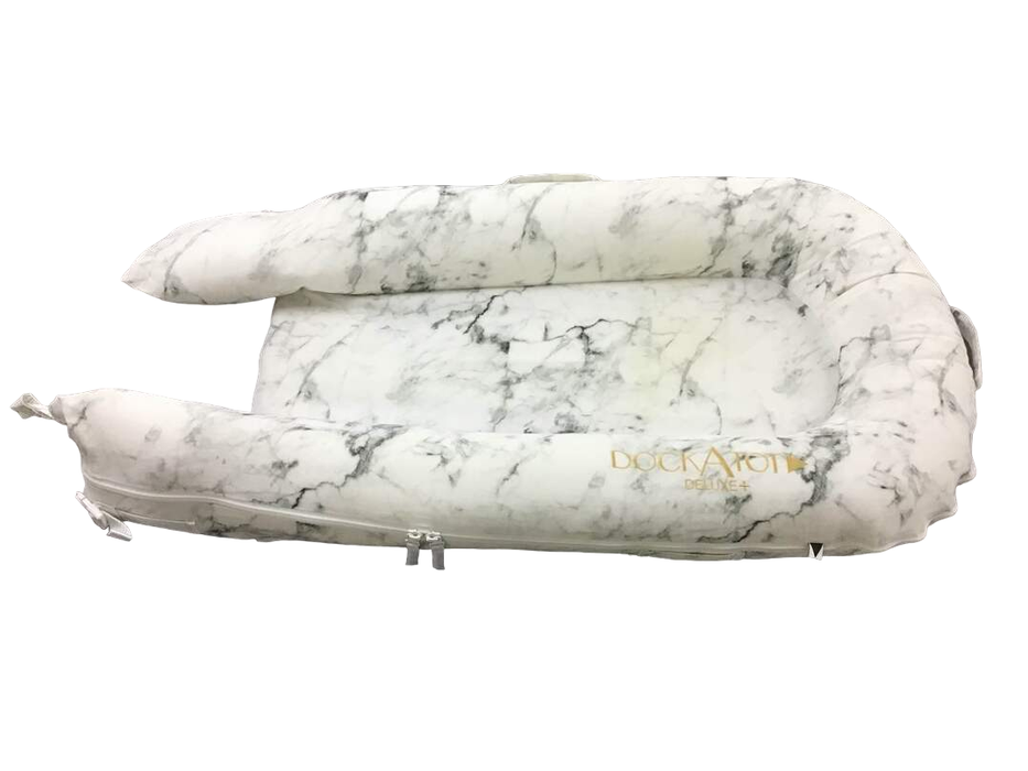 used DockATot Deluxe+ Dock, Carrara Marble