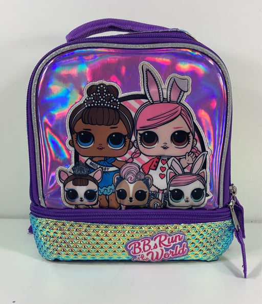 used L.O.L. Surprise! Glitter Kids' Dual Compartment Lunch Bag